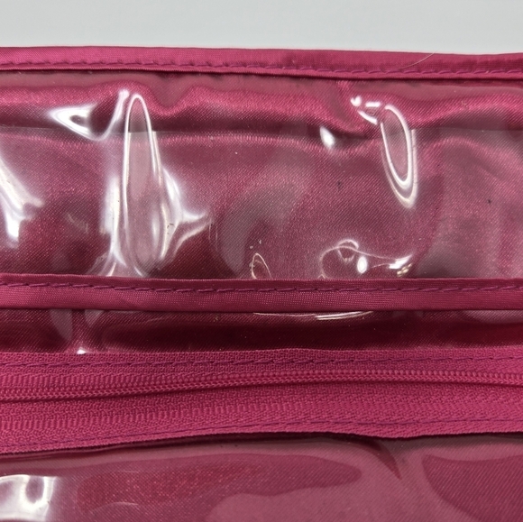 JEWELRY TRAVEL POUCH CASE LOT OF 4 GORJANA MARY KAY MILA PAOLI RED PINK STORAGE - Picture 14 of 16